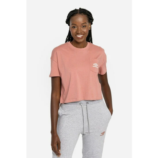 Umbro Diamond Cotton Crop T-shirt For Female 11 Umbro Diamond Cotton Crop T-shirt For Female - Image 9