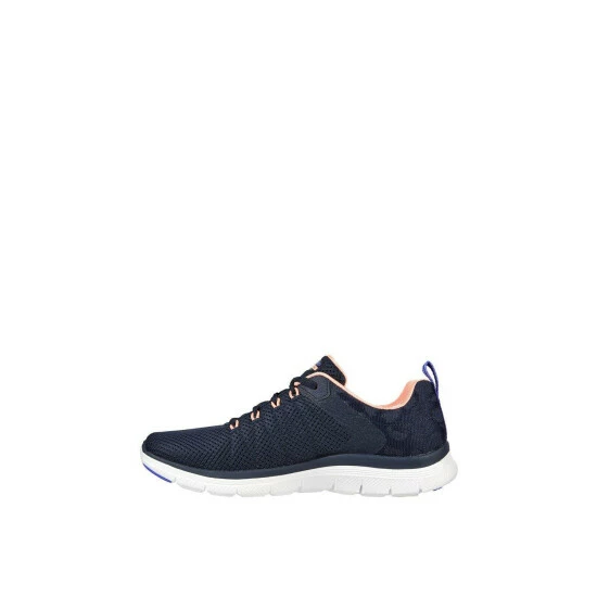 Skechers Wide Fit Navy 'Flex Appeal 4.0 Elegant Ways' Trainer For Female 7 Skechers Wide Fit Navy 'Flex Appeal 4.0 Elegant Ways' Trainer For Female - Image 5