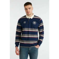 Umbro RFU Colour Block Striped Long Sleeve Rugby Shirt For Male -Cheap Skechers Shop unnamed file 1780