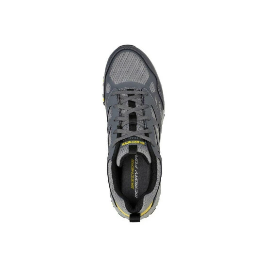 Skechers Charcoal 'Hillcrest' Leather Shoe For Male 6 Skechers Charcoal 'Hillcrest' Leather Shoe For Male - Image 4