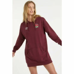 Umbro England Classic Oversized Hoodie Dress For Female