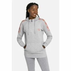 Umbro Diamond Taped 1/2 Zip Hoodie For Female