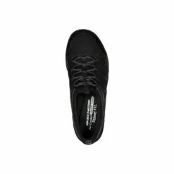 Skechers Black Relaxed Fit &apos;Breathe-Easy Rugged&apos; Trainer For Female -Cheap Skechers Shop unnamed file 722