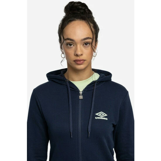 Umbro Diamond Zip Through Hoodie For Female 6 Umbro Diamond Zip Through Hoodie For Female - Image 4