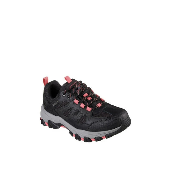 Skechers Wide Fit Black 'Selmen West Highland' Leather Hiking Shoe For Female 8 Skechers Wide Fit Black 'Selmen West Highland' Leather Hiking Shoe For Female - Image 6