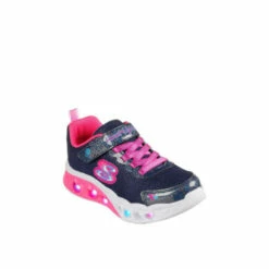 Skechers 'Flutter Heart Lights Bring Sparkle' Trainers For Female